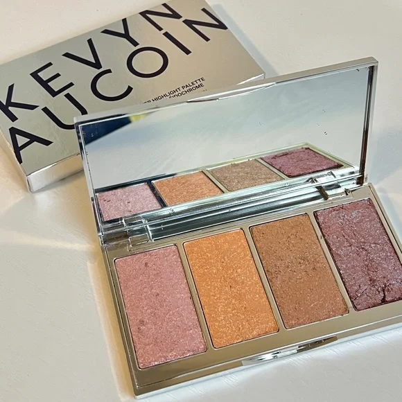 Kevyn Aucoin Kaleidochrome All Over Highlight Palette & Cream Foil Tri Set